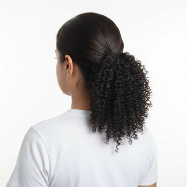 Curly Hair Clip-in Bun